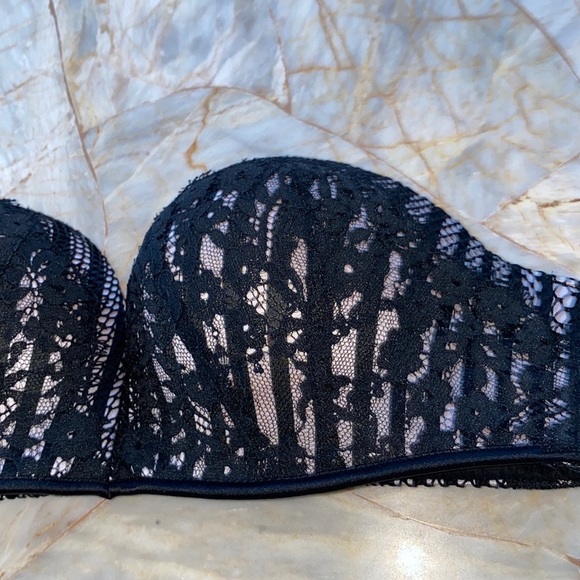 Victoria Secret Bombshell Add-2-Cups Push-Up Bra 32B Strapless Bra - Picture 7 of 9